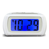 Despertador Digital Relógio De Mesa Moderno - Luz Led Alarme