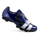 Zapatos Ciclismo Mtb Lake Mx176 Navy Blue Sistema Boa 