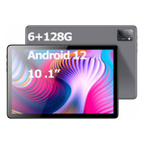 Tablet Hd 10.1'' 128gb Y 6gb De Memoria Ram Android 12 Grey