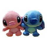 Lilo Stitch / Angel  Peluche 22 Cm Hermoso X 1