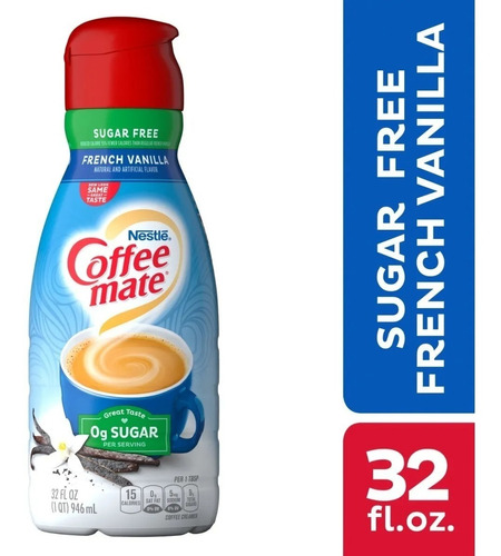 Coffee Mate Sugar Free French Vanilla Crema Liquida 946ml Im