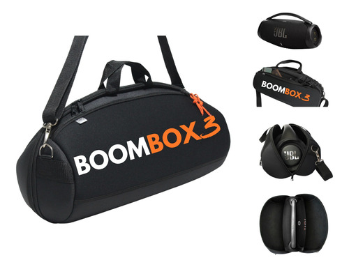 Jbl Boombox 1 2 3 Capa Case Bag Bolso A Prova D Agua Nova