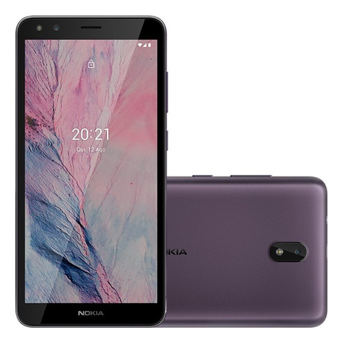 Smartphone Nokia C01 Plus 4g 32gb Tela 5.45 5mp Roxo
