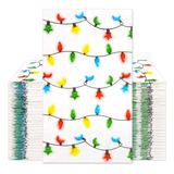 100 Servilletas De Papel De Navidad De 3 Capas, Multicolor,