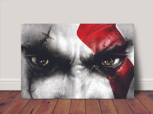 Placa Quadro Decorativo God Of War Kratos Ps3 Ps4 Gamer 101