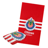 Toalla De Baño Club Chivas Rayadas Guadalajara Microfibra
