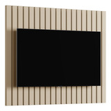 Painel De Parede Ravena Off White Modelo Ripado Moderno Sala