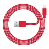 Cable De Carga Datos Usb Lightning Reforzado 2.4a /e