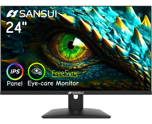 Monitor De Computadora Sansui Pantalla Ips Eye Care 1080p De