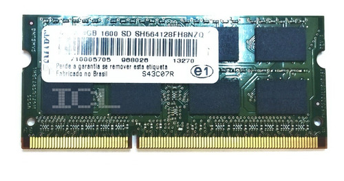 Memória 4gb Notebook Dell 5470 Ddr3 12800 Smart E Teikon