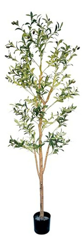 Árbol Olivo Artificial 6ft | Decoración Interior | Realista 