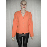 Casaco Blazer Cor Laranja Tam P Usado Bom Estado Univest