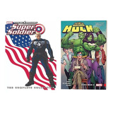 Kit Steve Rogers: Super-soldier - The Complete Collection & The Totally Awesome Hulk Vol. 2 : Civil War Ii Ed Brubaker & James Asmus & Greg Pak Capa Comum