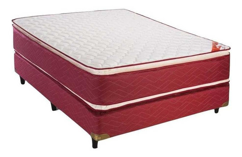 Gani Red Spring Pillow Top 2 1/2 Plazas 190 Cm 140 Cm No