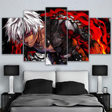 5 Cuadros Canvas K The King Of Fighters Videojuego Gamer