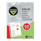 Folios Pizzini A4 Pack X 100 Unidades Resistentes Gruesos