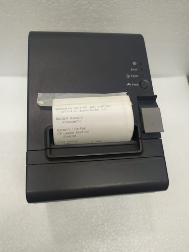 Impressora Fiscal Térmica Epson Tm-t900f - Usb / Rede