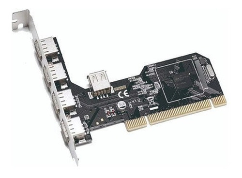 Tarjeta Pci A Usb 2.0 5 Puertos Pci A Usb Agrega 5 Puertos