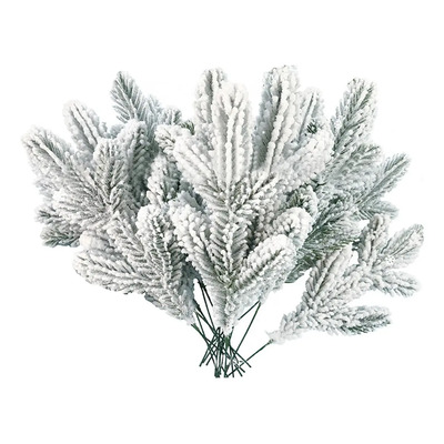 24 Ramas Pino Artificial 11  Nevadas - Decoración Navidad# | Meses sin interés
