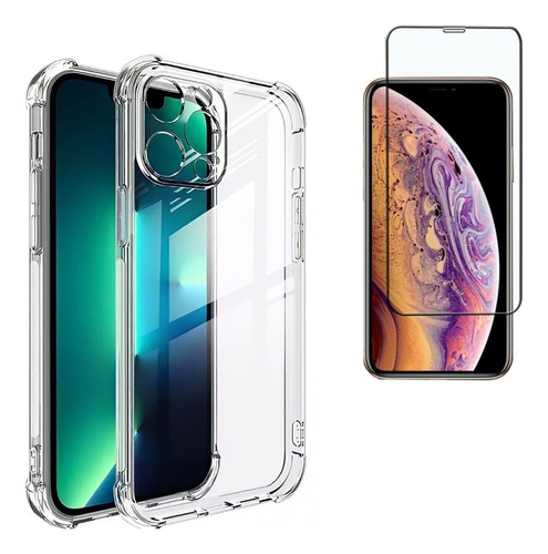 Funda Anti Golpes Para iPhone (todos) + Protector Pantalla