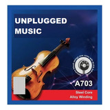 Encordado De Violin 4/4 Acero Unplugged Music