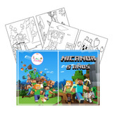 Libros Para Colorear Minecraft X 25 Unidades
