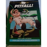 Intellivision Pitfall Únicamente Caja Y Manual Booklet 1982