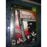 Xbox Clásico Video Juego Rainbow Six Lockdown Completo