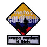 Motos Por Colombia, Parche Bordado