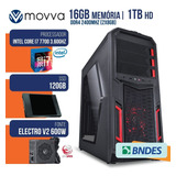 Computador Gamer Mvx7 Intel I7 7700 3.6ghz 7ª Ger. Mem. 16gb