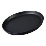 Juego 4 Platos 24 Cm Cerámica Manhattan Negro Santa Anita