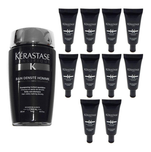 Kerastase Homme Shampoo Bain + Ampollas Cure Densifique 30un