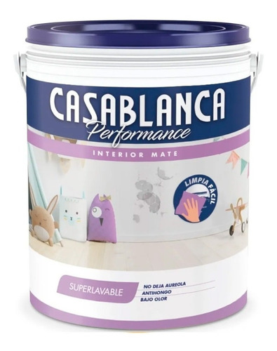 Latex Casablanca Performance Superlavable Interior Mate 10lt