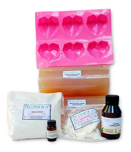 Kit Jabones Artesanales + Aditivos Naturales + Receta 