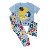 Pijama Snoopy 3 Piezas Mujer. Envío Rápido 