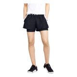 Short Under Armour Training Play Up 2in1 Mujer Ng Bl