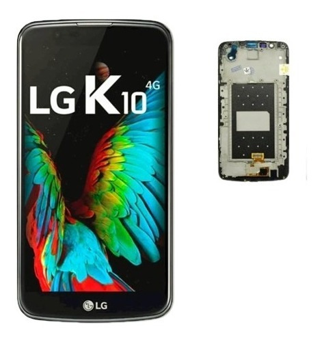 Tela Display Lcd Touch Compatível LG K10 K430 C/ Aro C/ Logo