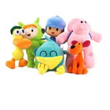 6pcs Pocoyo Elly Pato Loula Fred Loula Muñeco Peluche Juguet