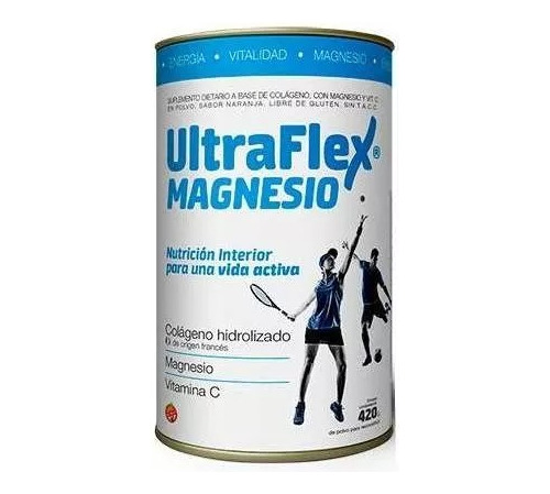 Ultraflex Magnesio Sabor Naranja En Lata De 420g