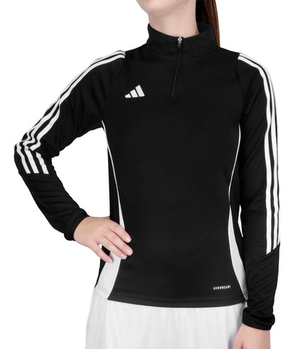 Jaqueta adidas Tiro24 Trainning Top Preto E Branco