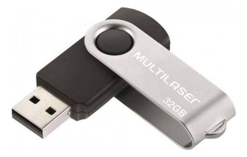 Pen Drive Twist 32gb Usb Preto Multilaser