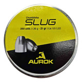 Chumbinho Aurok Slug 21gr 5.5mm .22 250un