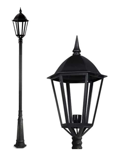 Farola Colonial Clasica P/ Calle Plaza Jardin Fw 8571