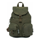 Mochila Kipling Verde Militar