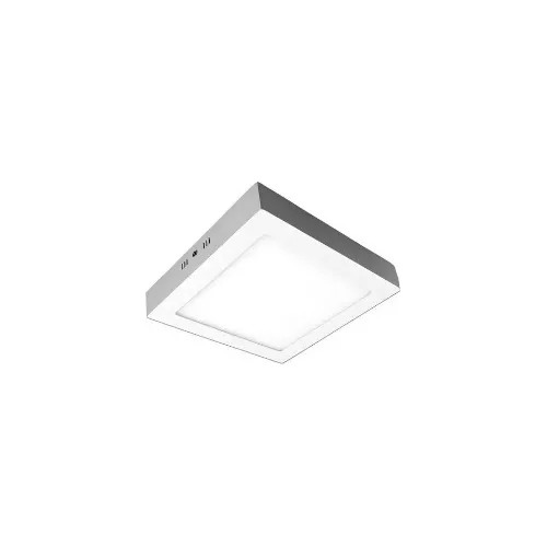 Foco Panel Led Plafon Sobrepuesto Cuadrado 12w Luz Blanca 