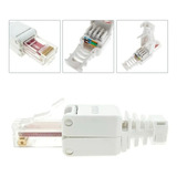 Plug Autoponchable Cat 6 Rj45 Facil Conexion 10 Piezas E19-3