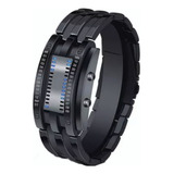 A Reloj Digital Led Binario Fashion Matrix For Hombre