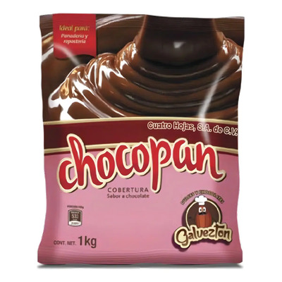Cobertura Sabor Chocolate Chocopan Color Rosa 1 kg. | MercadoLibre