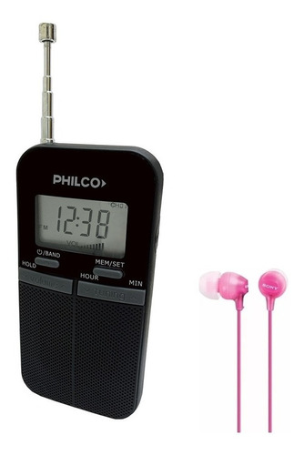 Radio Am/fm Digital C/parlante + Auriculares Premium