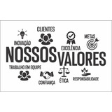 Frases Decorativas Motivacional Empresas Nossos Valor Din376